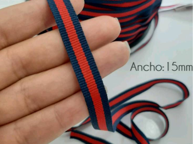 Cinta Azul y Roja