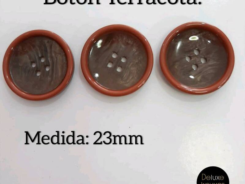 Botón Terracota