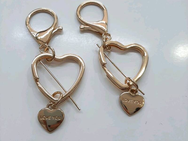 Argolla bolso metal oro