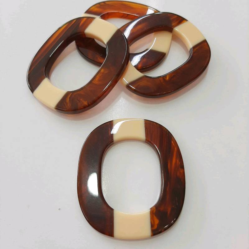 ARO OVALADO MIX BROW BEIGE