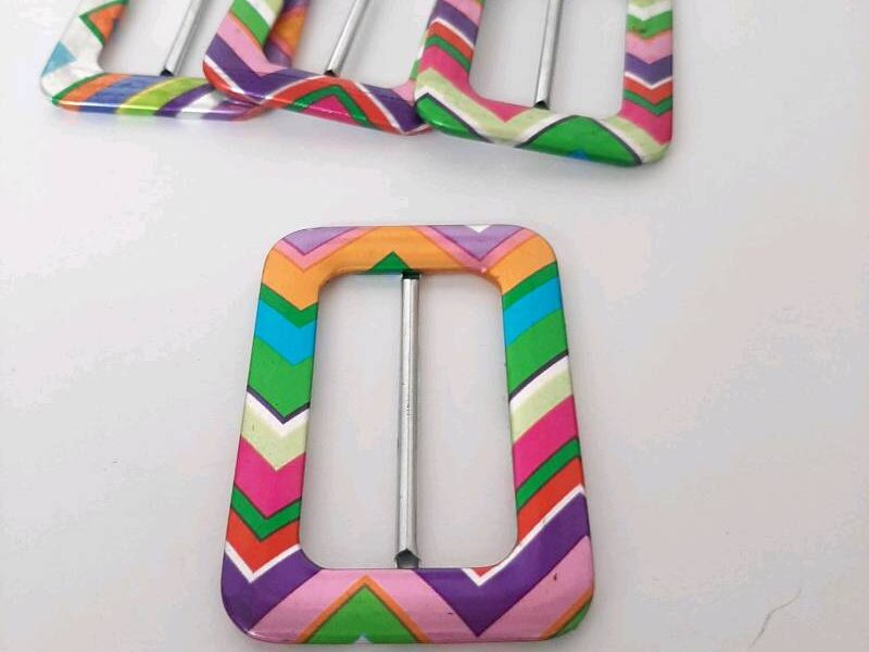 Hebilla Rectángulo Multicolor