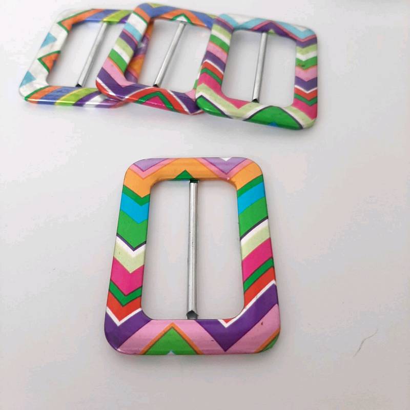 Hebilla Rectángulo Multicolor