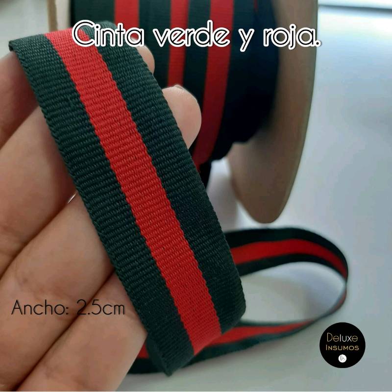 Cinta Verde y Roja