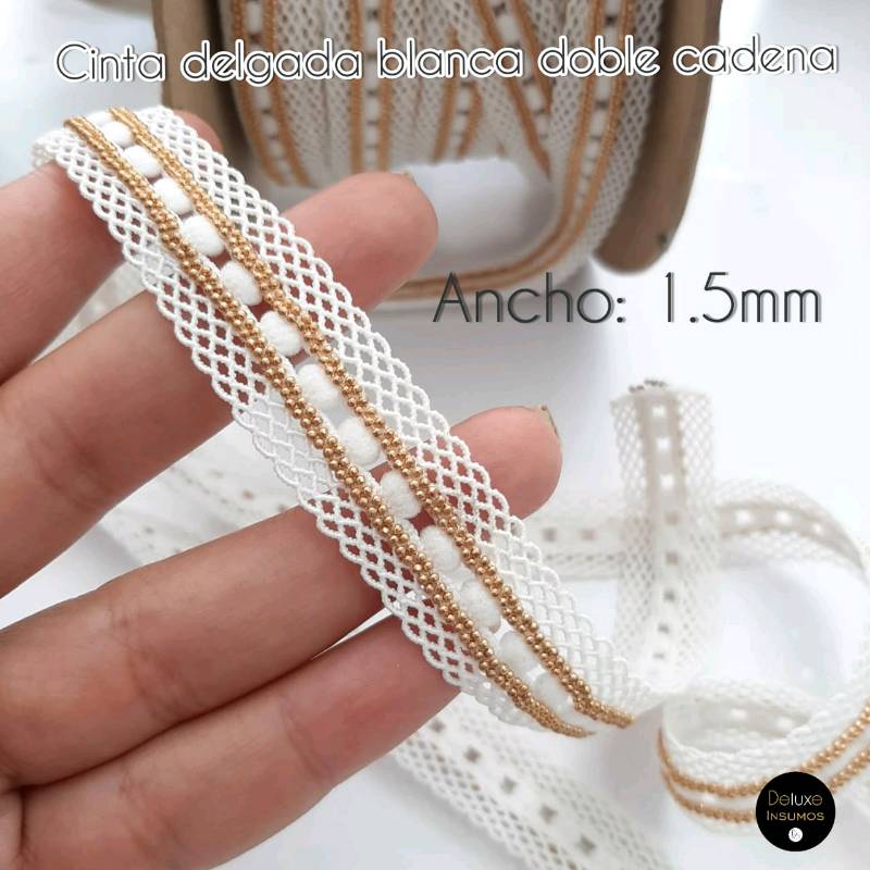 Cinta delgada doble cadena